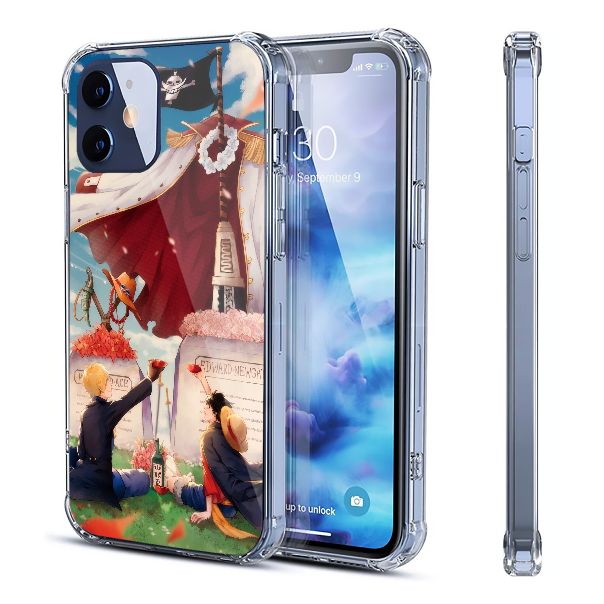 （画像用） ワンピース ONE PIECE 【iPhone 12シリーズ対応】透明スマホケース（クリアソフトケース）